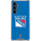NHL New York Rangers Solid Background Galaxy S23 FE Clear Case