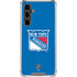 NHL New York Rangers Solid Background Galaxy S23 FE Clear Case