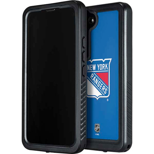 NHL New York Rangers Solid Background Galaxy S23 Plus Waterproof Case