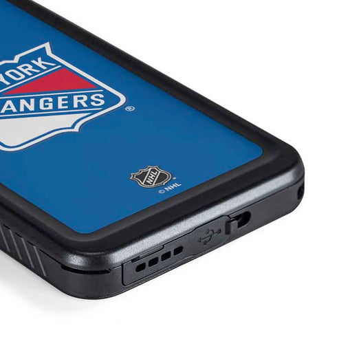 NHL New York Rangers Solid Background Galaxy S23 Plus Waterproof Case