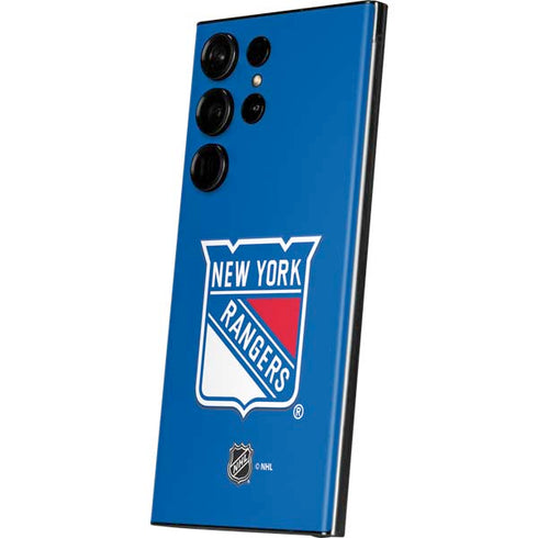 NHL New York Rangers Solid Background Galaxy S23 Ultra Skin