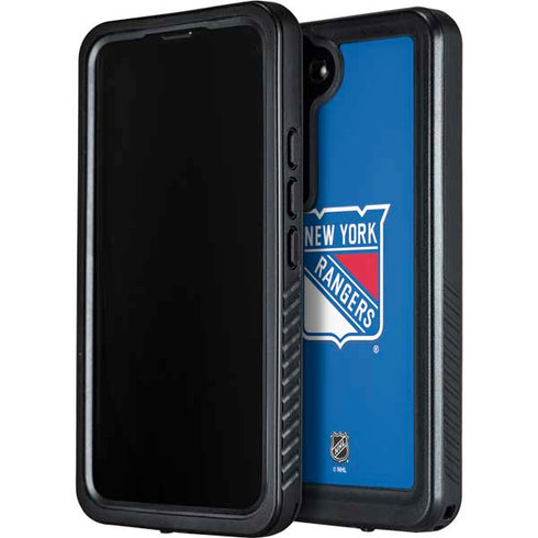 NHL New York Rangers Solid Background Galaxy S23 Waterproof Case
