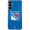 NHL New York Rangers Solid Background Galaxy S24 Plus Clear Case