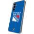 NHL New York Rangers Solid Background Galaxy S24 Plus Clear Case