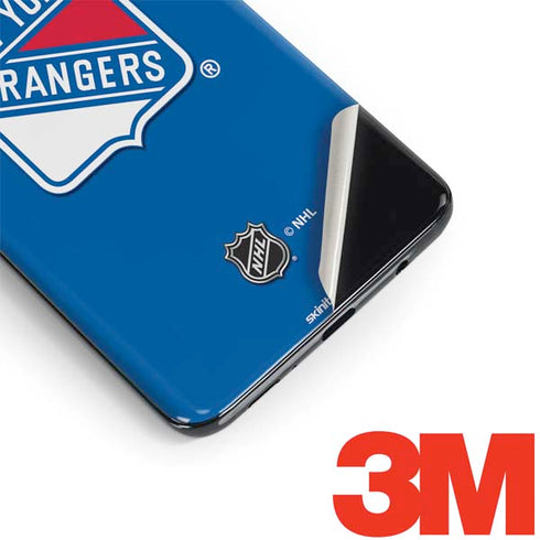 NHL New York Rangers Solid Background Galaxy S9 Skin