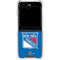 NHL New York Rangers Solid Background Galaxy Z Flip5 5G Clear Case