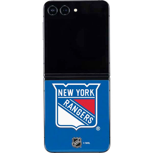NHL New York Rangers Solid Background Galaxy Z Flip5 5G Skin
