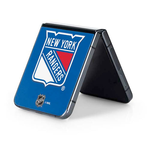 NHL New York Rangers Solid Background Galaxy Z Flip5 5G Skin