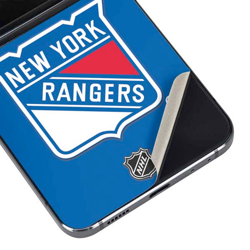 NHL New York Rangers Solid Background Galaxy Z Flip5 5G Skin