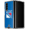 NHL New York Rangers Solid Background Galaxy Z Fold4 5G Clear Case