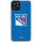 NHL New York Rangers Solid Background iPhone 11 Pro Clear Case
