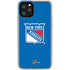 NHL New York Rangers Solid Background iPhone 11 Pro Clear Case