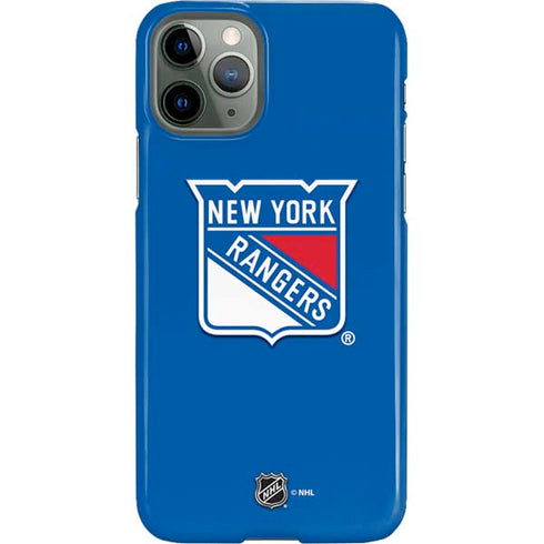 NHL New York Rangers Solid Background iPhone 11 Pro Lite Case