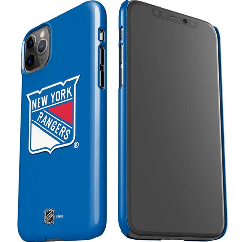 NHL New York Rangers Solid Background iPhone 11 Pro Max Lite Case