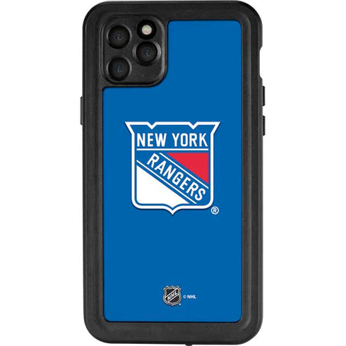 NHL New York Rangers Solid Background iPhone 11 Pro Max Waterproof Case