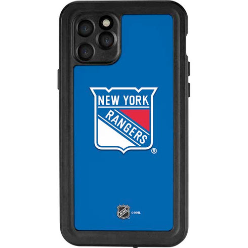 NHL New York Rangers Solid Background iPhone 11 Pro Waterproof Case