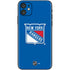 NHL New York Rangers Solid Background iPhone 11 Skin
