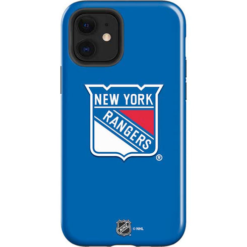 NHL New York Rangers Solid Background iPhone 12 Impact Case