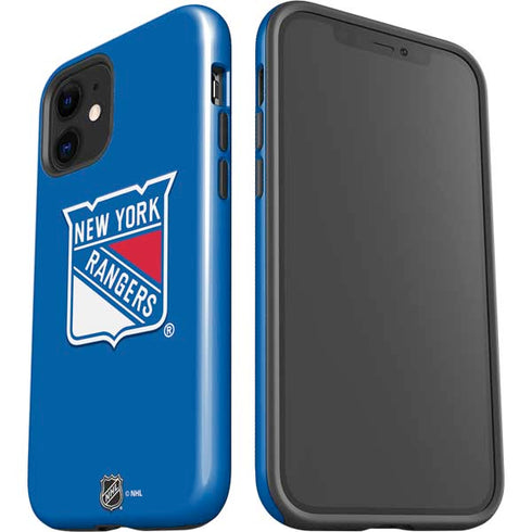 NHL New York Rangers Solid Background iPhone 12 Impact Case