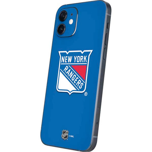 NHL New York Rangers Solid Background iPhone 12 Mini Skin
