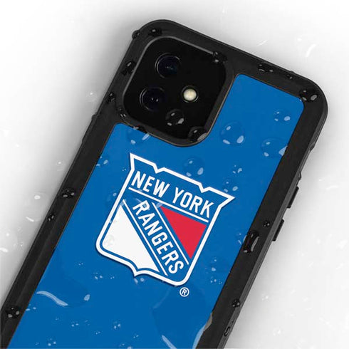 NHL New York Rangers Solid Background iPhone 12 Mini Waterproof Case