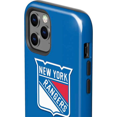 NHL New York Rangers Solid Background iPhone 12 Pro Impact Case
