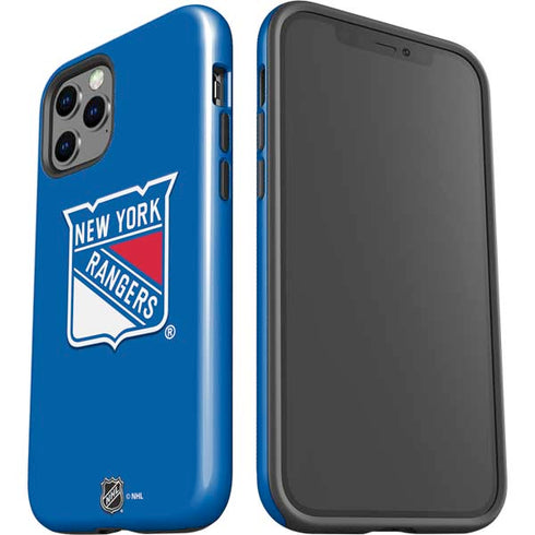 NHL New York Rangers Solid Background iPhone 12 Pro Impact Case