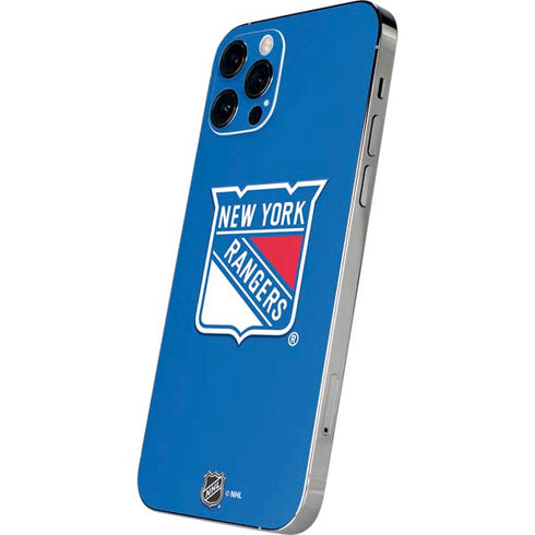 NHL New York Rangers Solid Background iPhone 12 Pro Max Skin
