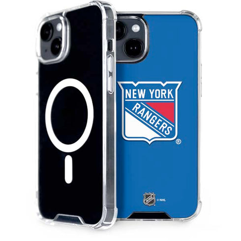 NHL New York Rangers Solid Background iPhone 13 MagSafe Case