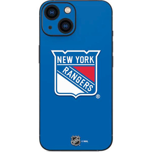 NHL New York Rangers Solid Background iPhone 13 Mini Skin