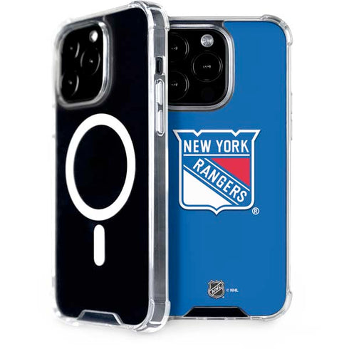 NHL New York Rangers Solid Background iPhone 13 Pro MagSafe Case