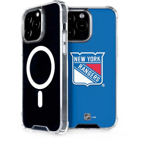 NHL New York Rangers Solid Background iPhone 13 Pro Max MagSafe Case