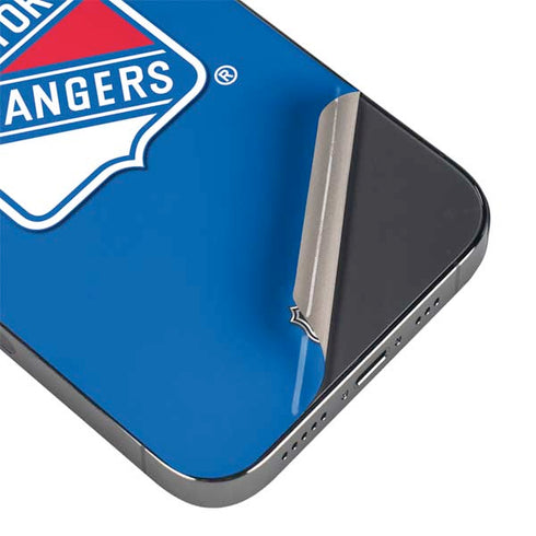 NHL New York Rangers Solid Background iPhone 13 Pro Max Skin
