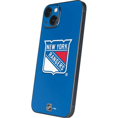 NHL New York Rangers Solid Background iPhone 14 Plus Skin