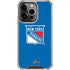 NHL New York Rangers Solid Background iPhone 15 Pro Clear Case