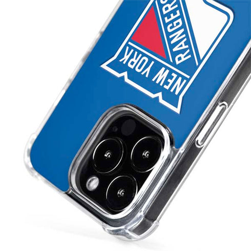 NHL New York Rangers Solid Background iPhone 15 Pro Max MagSafe Case
