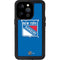 NHL New York Rangers Solid Background iPhone 14 Pro Waterproof Case