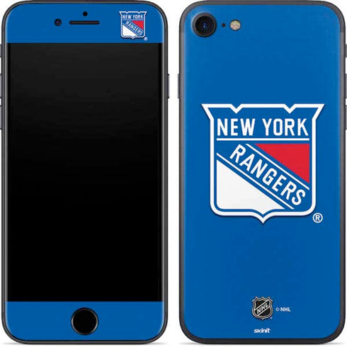 NHL New York Rangers Solid Background iPhone 7 Skin