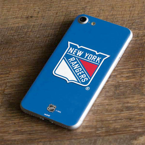 NHL New York Rangers Solid Background iPhone 7 Skin