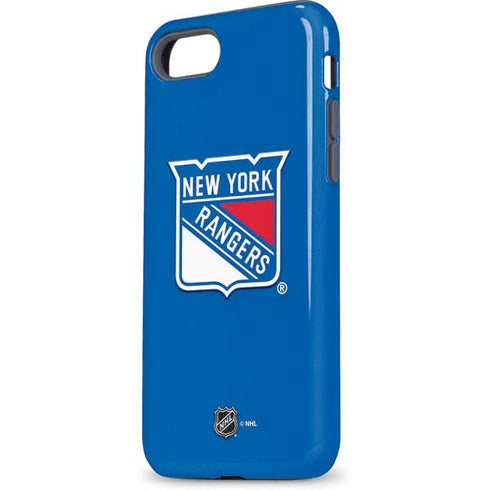 NHL New York Rangers Solid Background iPhone 8 Pro Case