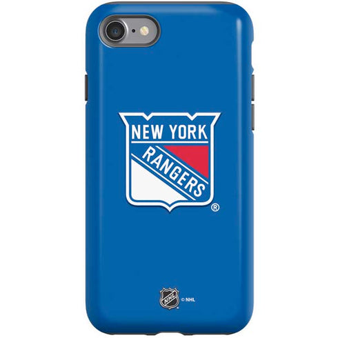 NHL New York Rangers Solid Background iPhone SE (2nd & 3rd Gen) Pro Case