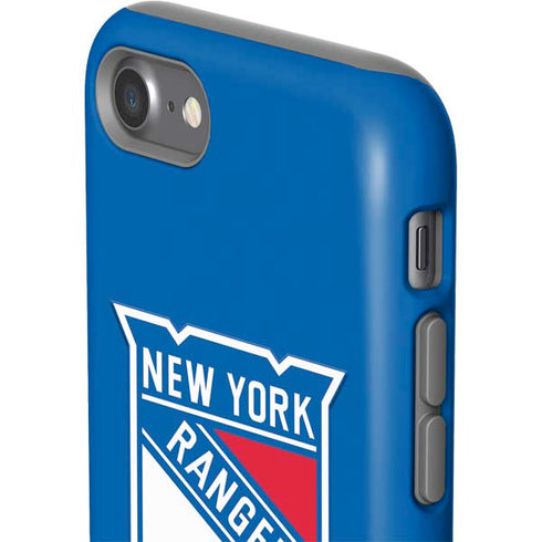 NHL New York Rangers Solid Background iPhone SE (2nd & 3rd Gen) Pro Case