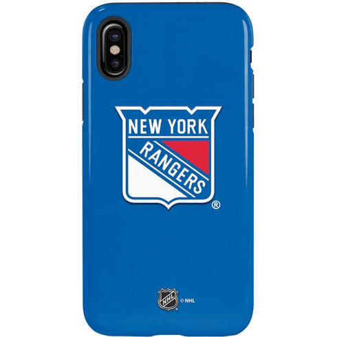 NHL New York Rangers Solid Background iPhone X Pro Case