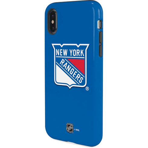 NHL New York Rangers Solid Background iPhone X Pro Case