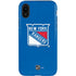 NHL New York Rangers Solid Background iPhone XR Pro Case