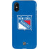 NHL New York Rangers Solid Background iPhone XS Pro Case