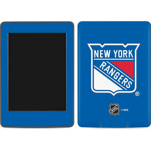 NHL New York Rangers Solid Background Amazon Kindle Skin