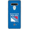 NHL New York Rangers Solid Background LG Stylo 6 Clear Case