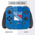 NHL New York Rangers Solid Background Nintendo Switch Bundle Skin