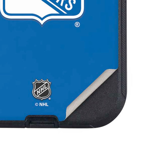 NHL New York Rangers Solid Background Otterbox Defender iPhone Skin